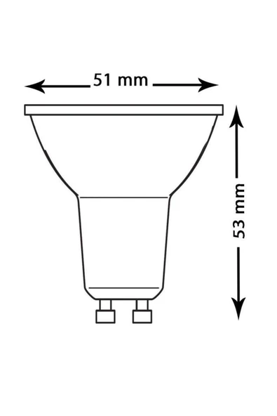 Osram Led 4.5W 6500K 350lm GU10 Duy Beyaz Işık Spot Lamba - 3