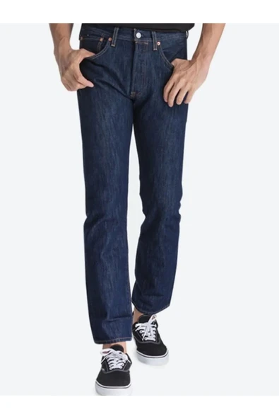 501 ORIGINAL FIT rahat kumaş büyük beden kot pantolon ürün görseli