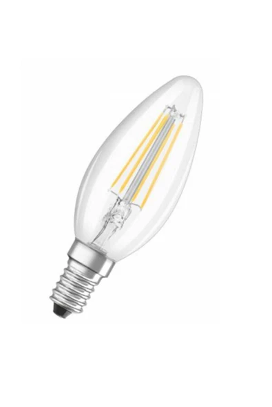 Osram Led Flament 4W 6500K 470lm E14 Duy Beyaz Işık Ampul - 2