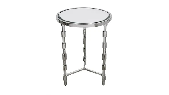 Mikasa Moor Aynali Metal Ayaklı Yuvarlak Sehpa 41x66 cm ürün görseli
