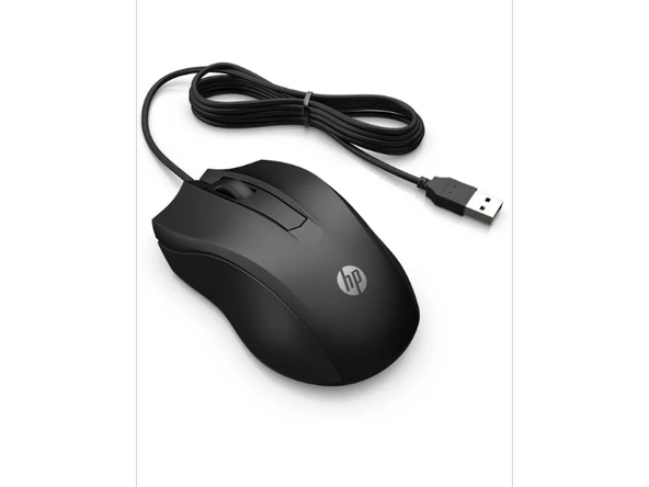 HP 105 USB Kablolu Mouse Siyah 822M9UT - 2