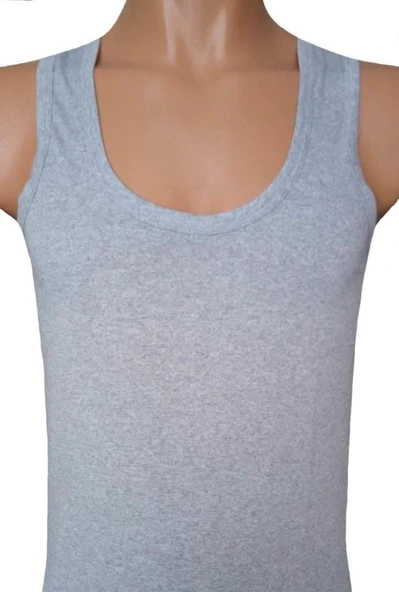 12 li Paket Nazar Yıldız Erkek Penye Atlet Renk Seçenekli - Resim 6