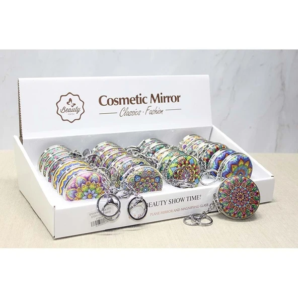 Taşlı El Aynası Anahtarlık ürün görseli 1