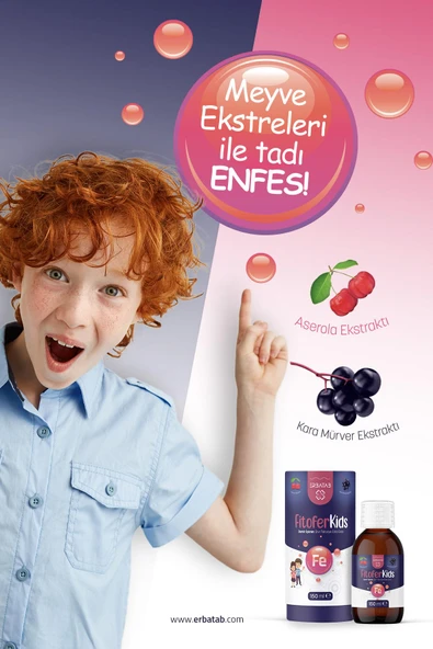 Erbatab Fitofer Kids Çocuk Demir Takviyesi 150 ML - 3