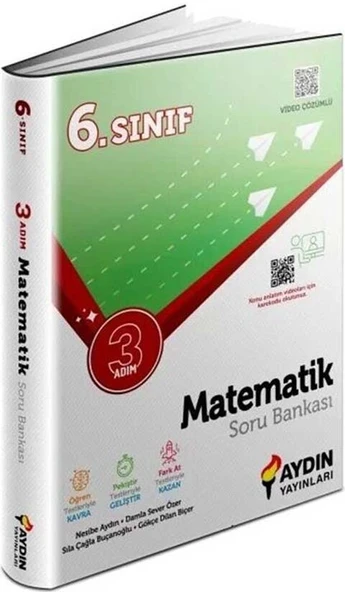 6. Sınıf Matematik Üç Adım Soru Bankası Aydın Yayınları