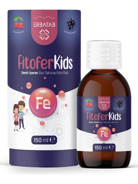 Erbatab Fitofer Kids Çocuk Demir Takviyesi 150 ML