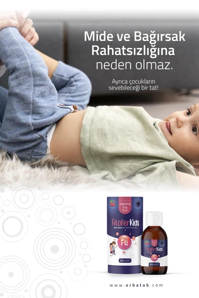Erbatab Fitofer Kids Çocuk Demir Takviyesi 150 ML - Resim 4