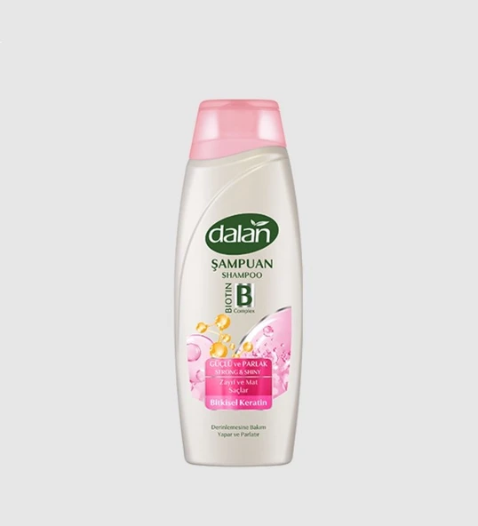 Dalan Güçlü ve Parlak Zayıf ve Mat Saçlar İçin Bitkisel Keratin Şampuan 450 Ml