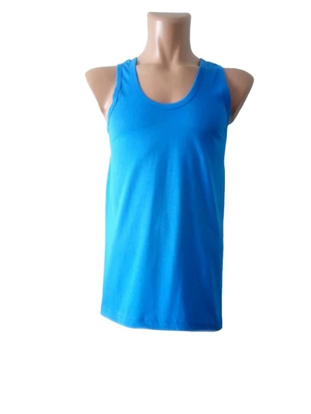 12 li Paket Nazar Yıldız Erkek Penye Atlet Renk Seçenekli - Resim 2