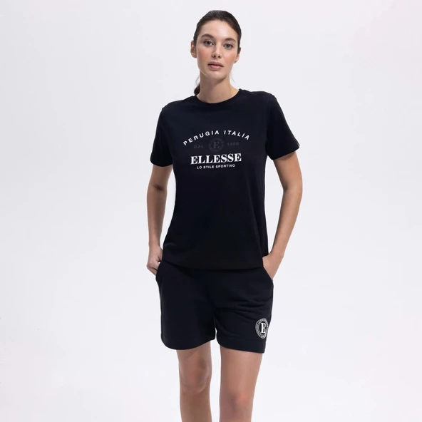 Ellesse Kadın Siyah Pamuklu Şort – EF404-BK - 2