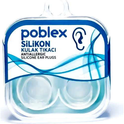 Poblex Antialerjik Silikon 2'li Kulak Tıkacı - 3