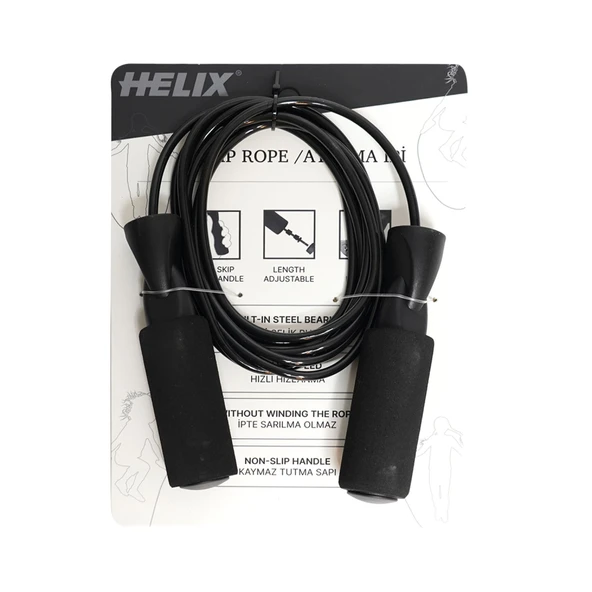 Helix JR-1 Atlama İpi - Siyah - 2