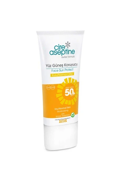 Sun Yüz Güneş Koruyucu Krem Kuru ve Normal Ciltler 50 SPF 50ml