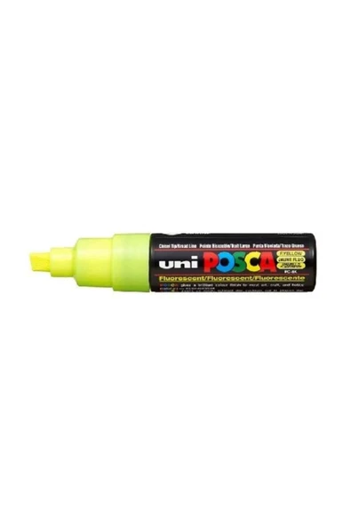 Uni-Ball Posca 8.0 Su Bazlı Poster Markörü F.Sarı PC-8K