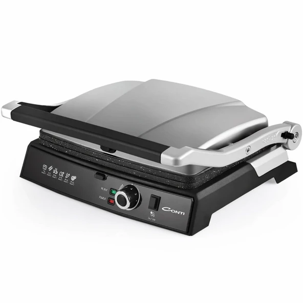 Conti CG-320 Bestost 2000W 6 Dilim Tost & Izgara Makinesi - İnox