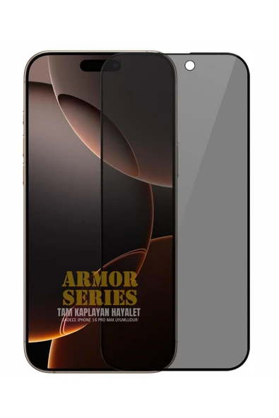 EVAX (HY-PREMIUM SET) 16 Pro Max Uyumlu Armor Hayalet Ekran Koruyucu+(IC) MagSafe Kılıf+Armor Lens Koruma - 4