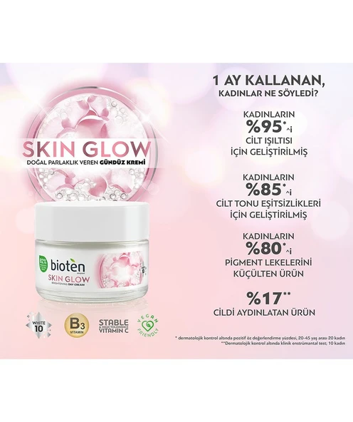 BİOTEN SKİN GLOW AYDINLATICI GÜNDÜZ KREMİ 50ML - 3