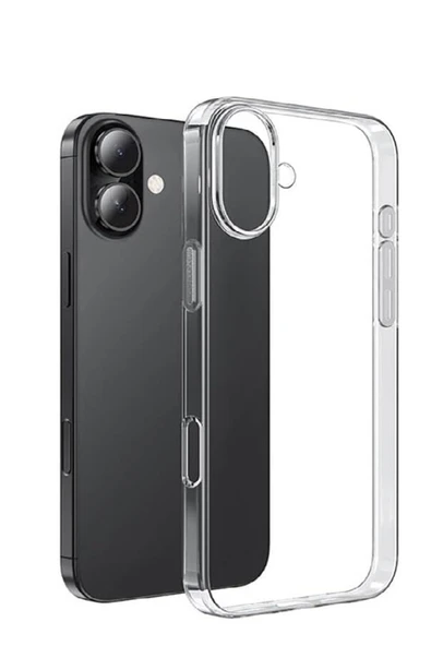 EVAX (2MM ŞEFFAF) Iphone 16 Uyumlu Şeffaf Yumuşak Esnek Silikon Kılıf - 3