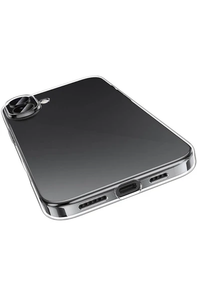 EVAX (2MM ŞEFFAF) Iphone 16 Uyumlu Şeffaf Yumuşak Esnek Silikon Kılıf - 5