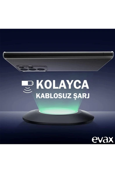 EVAX (LÜX ŞEFFAF) Samsung S25 Ultra Uyumlu Kamera Koruyuculu Lüx Şeffaf Yumuşak Silikon Kılıf - 4