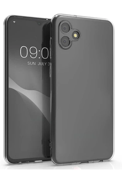 EVAX (LUX ŞEFFAF) Samsung Galaxy A06 Şeffaf Kamera Yeri Korumalı Silikon Kılıf