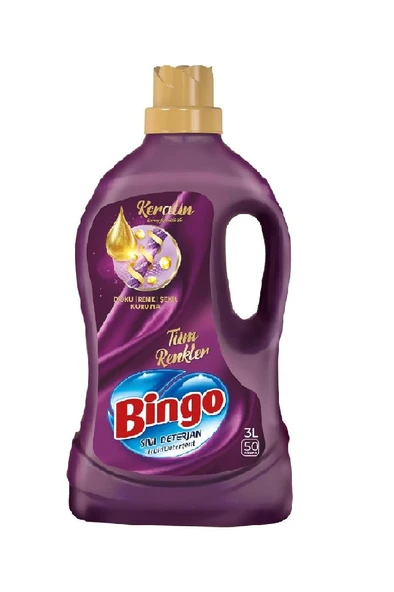 Bingo Sıvı Çamaşır Deterjanı Onaran Koruma 3 LT