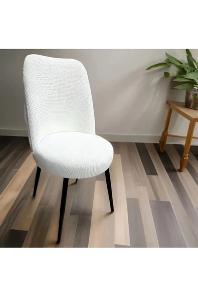 Bemrax PitiKare, Oval Sandalye Kılıfı, Sıkıştırma Aparatlı, Yıkanabilir Sandalye Örtüsü
