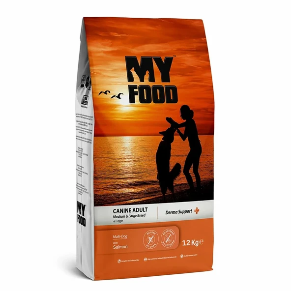 My Food Somonlu Orta/Büyük Irk Yetişkin Köpek Maması 12 kg
