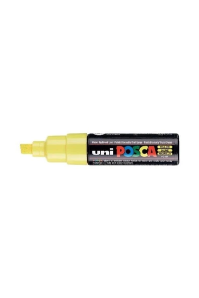 Uni-Ball Posca 8.0 Su Bazlı Poster Markörü Sarı