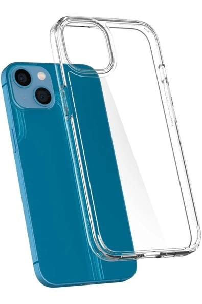 EVAX (2MM ŞEFFAF) Iphone 13 Uyumlu Şeffaf Yumuşak Esnek Silikon Kılıf