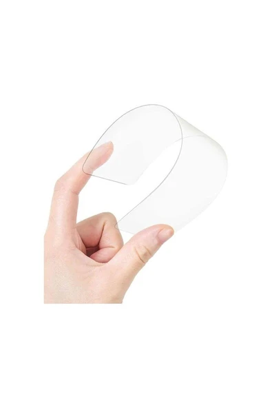 EVAX  (ESNEK NANO CAM) iPhone 12 / 12 Pro Uyumlu Ultra İnce Darbe Korumalı Esnek Nano Ekran Koruyucu - 6