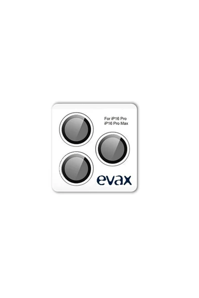 EVAX  (SAFIR) Iphone 16 Pro Max / 16 Pro Uyumlu Safir Kamera Lens Koruyucu Kolay Kurulum Aparatlı