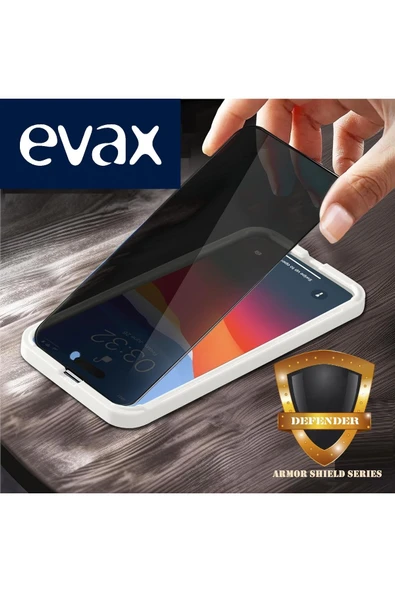 EVAX  (ARMOR HAYALET) Iphone 14 Pro Max Uyumlu Hizalama Aparatlı Hayalet Cam Ekran Koruyucu - 4