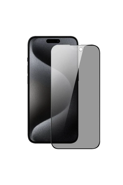 EVAX  (MAGICBOX HAYALET) iPhone 15 Pro Max Uyumlu Hayalet Özellikli Kolay Kurulum Cam Ekran Koruyucu - 5