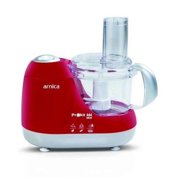Arnica  Prokit 444 Mini Mutfak Robotu Kırmızı