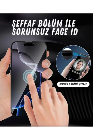 EVAX  (360° HAYALET) iPhone 12 Uyumlu 360° 4 Yönden Görünmez Hayalet ESD Tam Kaplayan Cam Ekran Koruyucu - 4