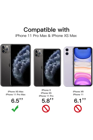 EVAX  2'li Hayalet iPhone 11 Pro Max / Xs Max Uyumlu Hayalet ESD ANTİ-STATİK Cam Ekran Koruyucu (2'li) - 3