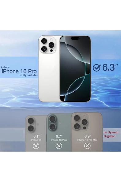 EVAX  (ARMOR HAYALET) Iphone 16 Pro Uyumlu Hizalama Aparatlı Hayalet Cam Ekran Koruyucu - 5