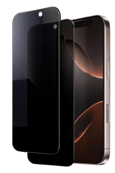EVAX  (2'Lİ GUARD HAYALET) Iphone 16 Pro Max Uyumlu Hayalet Tam Kaplayan Guard Serisi Cam Ekran Koruyucu