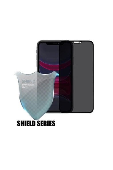 EVAX  (SHIELD HAYALET) iPhone 11 Uyumlu Hayalet Tam Kaplayan Shield Serisi Cam Ekran Koruyucu