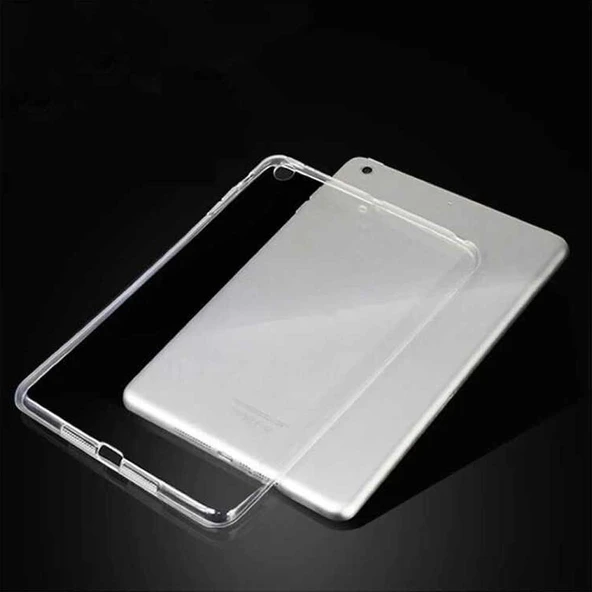 Apple iPad Air / Air 2 / 5 ve 6 Nesil Uyumlu Şeffaf Silikon Tablet Kılıfı - Resim 3