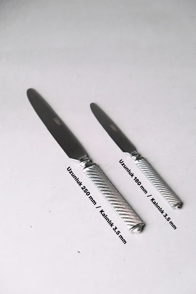 Lugga Linda Sade Çatal Kaşık Bıçak Takımı 12 Kişilik 84 Parça - 5