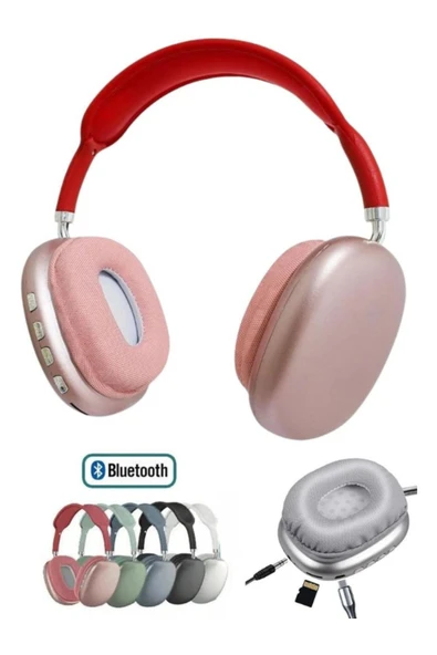 EVAX  P9 Bluetooth 5.0 Wireless Kablosuz Mikrofonlu /Aux/Hafıza Kartı/ Kulaküstü Kulaklık