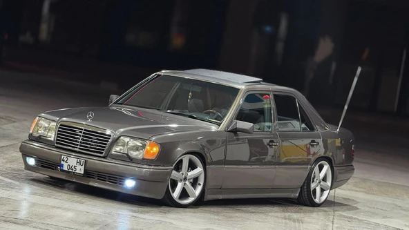 Mercedes için w124 e500 500e  tip ön tampon uyumlu ön sis far seti - 5