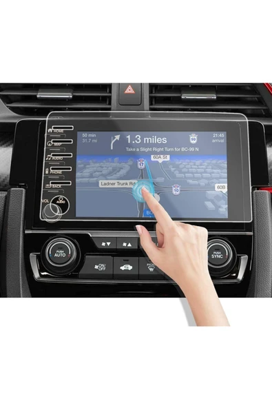 Honda Civic Fc5 Makyajlı Kasa Multimedya Ekran Koruyucu Film 2019-2022 Nano Ekran Koruyucu - 3