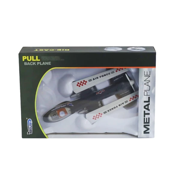 HW777-19B Metal Çek Bırak Uçak -Canem Oyuncak - 3