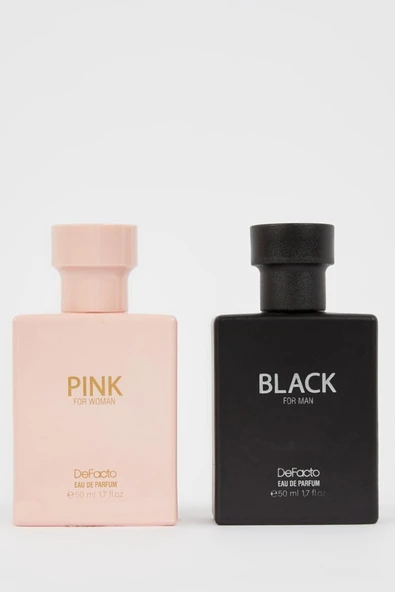 DEFACTO  BLACK VE PİNK SET PARFÜM