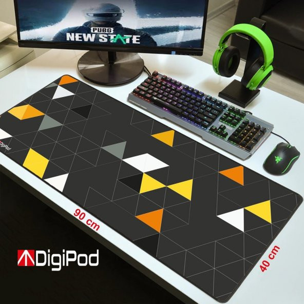 Gaming Mousepad Oyuncu Mousepad 90X40 Xxl Büyük Oyuncu Mousepad Kaymaz Taban 4mm Kalınlık - 4