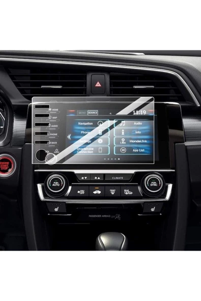 Honda Civic Fc5 Makyajlı Kasa Multimedya Ekran Koruyucu Film 2019-2022 Nano Ekran Koruyucu - 1