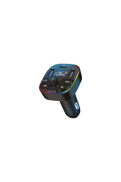 EVAX  Araç İçin Bluetooth FM Modulator (Transmitter) Çakmaklık 20W PD Şarj - 2